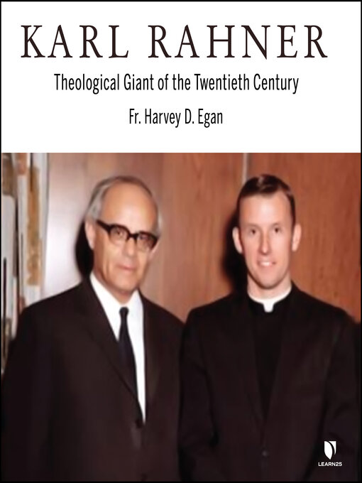 Title details for Karl Rahner by Harvey D. Egan - Available